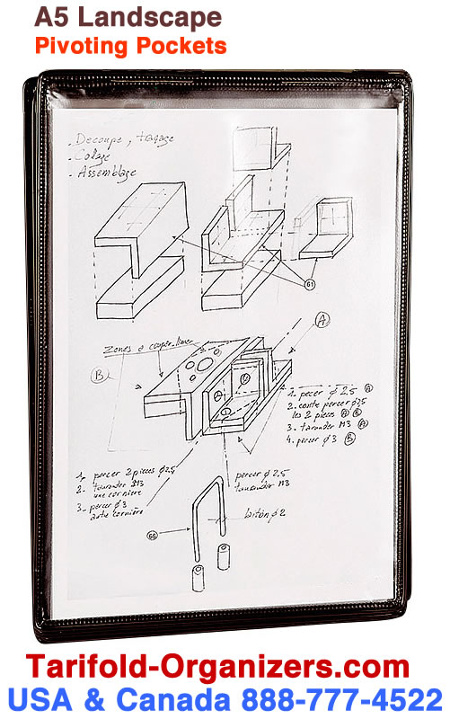 Tarifold Organizers A5 Pockets Portrait Orientation